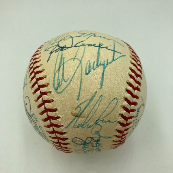 Beautiful 1975 All Star Game Team Signed Baseball Thurman Munson JSA COA