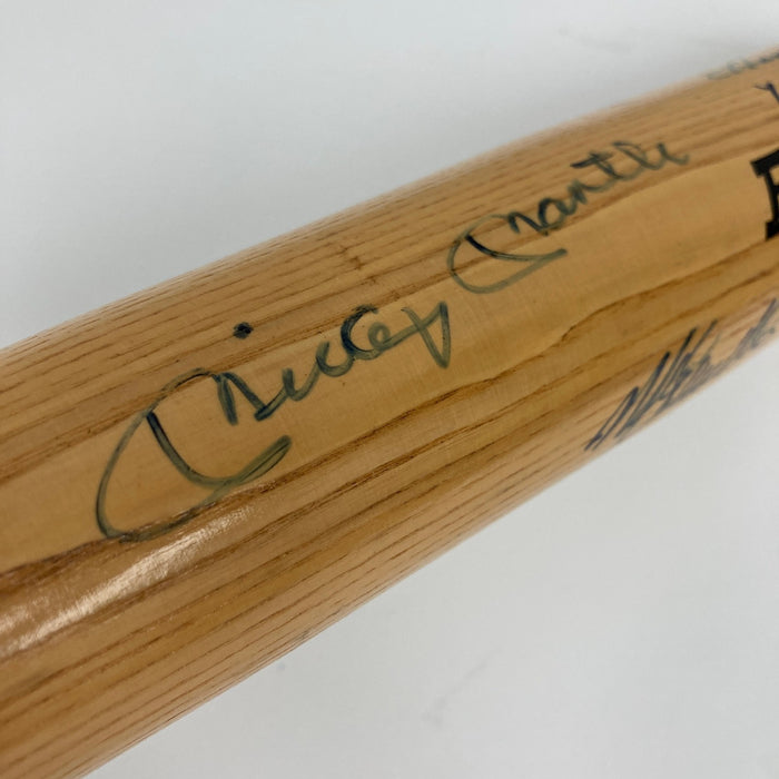 500 Home Run Club Signed Bat Mickey Mantle Ted Williams Willie Mays Beckett