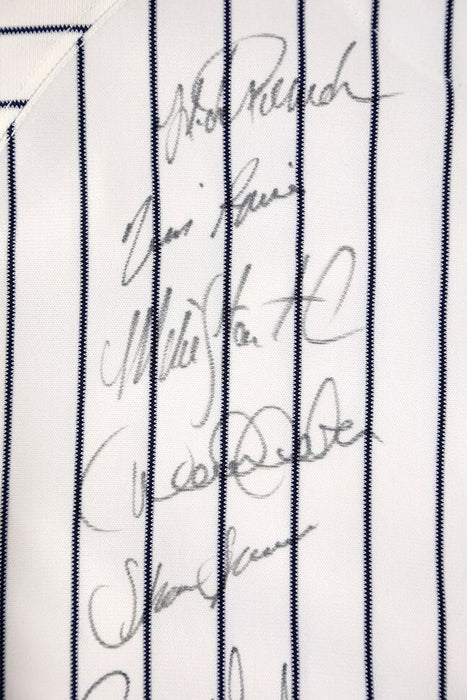 1998 New York Yankees Team Signed World Series Jersey Derek Jeter Steiner COA