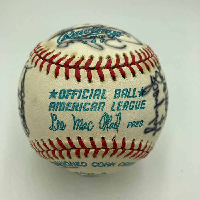 1978 New York Yankees World Series Champs Team Signed Baseball JSA COA