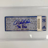 Derek Jeter "The Dive" Signed Original Full Ticket PSA DNA 10 GEM MINT