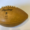 1973 Miami Dolphins Team Signed Vintage Rawlings Football 40+ Sigs JSA COA