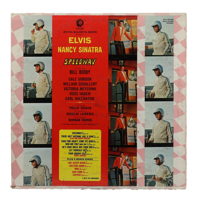 Elvis Presley Signed Speedway Original Soundtrack Vinyl Album JSA COA