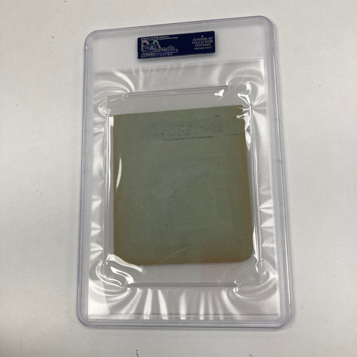 1951 Mickey Mantle Rookie Signed Sheet New York Yankees PSA DNA