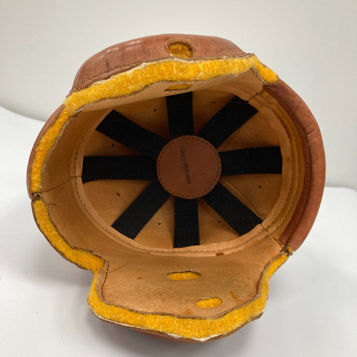 Otto Graham Hall Of Fame 1965 Signed Full-Size Leather GLORY Helmet JSA COA