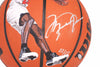 Stunning Michael Jordan Signed Hand Painted Art Basketball UDA Upper Deck #22/23