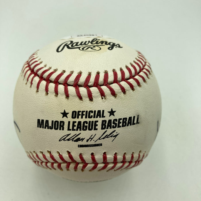 Linkin Park Band Signed Baseball 6 Signatures With Chester Bennington JSA COA