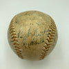 Babe Ruth Ty Cobb Cy Young Jimmie Foxx Tris Speaker HOF Signed Baseball PSA DNA