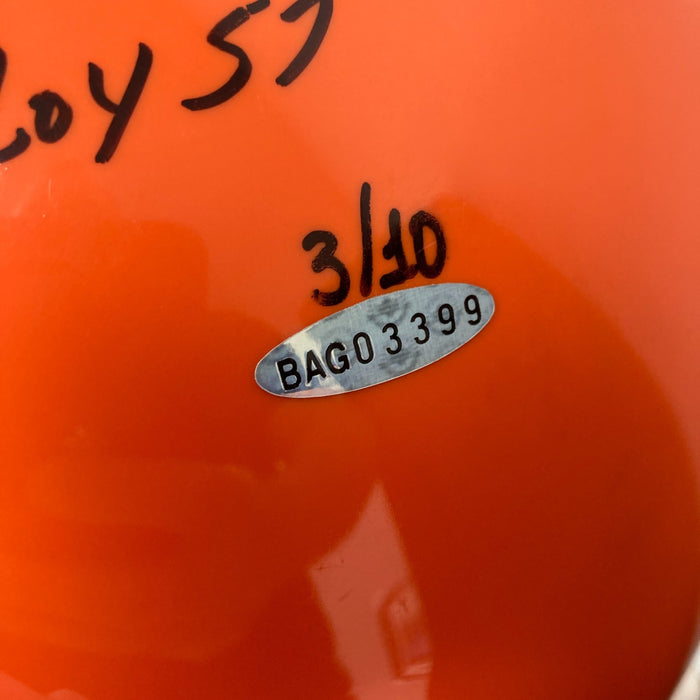 Jim Brown 2X MVP HOF 1971 ROY 1957 Signed Cleveland Browns Helmet PSA DNA & UDA