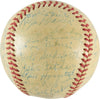 Jackie Robinson 1950 Brooklyn Dodgers Team Signed Baseball PSA DNA COA