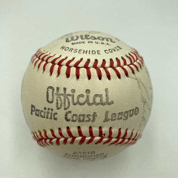 1965 Salt Lake Bears Team Signed Baseball Stan Hack Bobby Cox PSA DNA COA