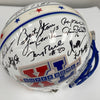 Beautiful Super Bowl MVP's Signed Helmet 40 Sigs With Tom Brady JSA COA