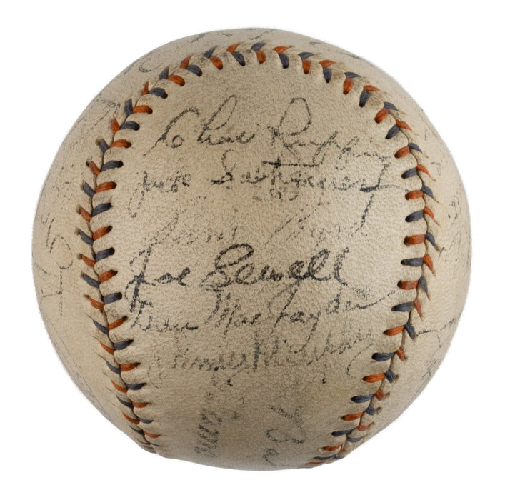 Babe Ruth & Lou Gehrig 1934 New York Yankees Team Signed Baseball JSA COA