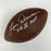 Len Dawson Super Bowl IV MVP Signed Wilson NFL Game Football JSA Certified