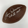 Len Dawson Super Bowl IV MVP Signed Wilson NFL Game Football JSA Certified