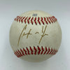 Christian Yelich Pre Rookie Signed Minor League Game Used Baseball With JSA COA