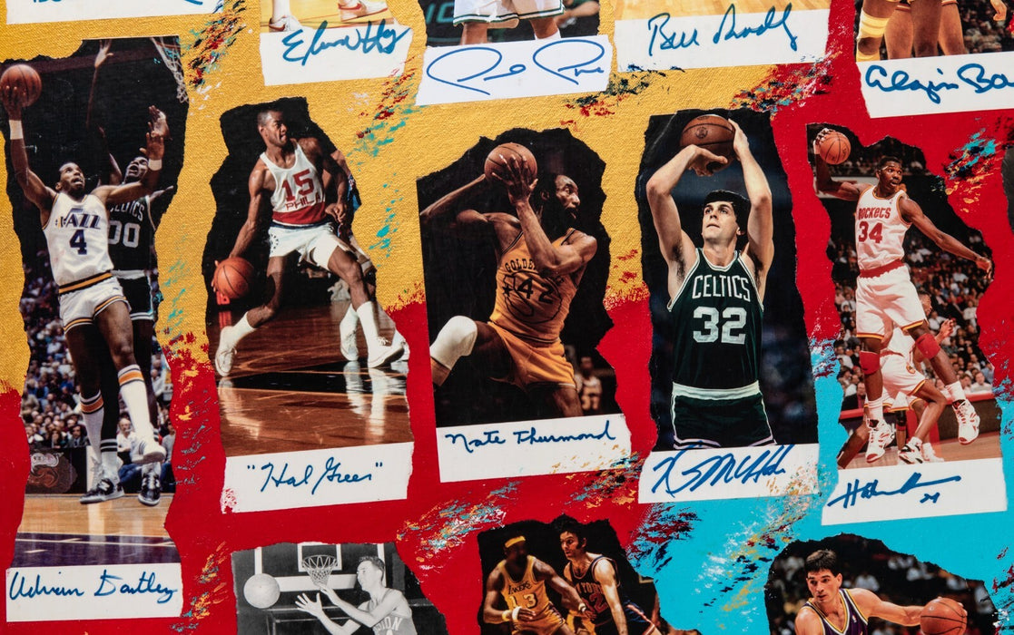 Michael Jordan Kobe Bryant LeBron James Signed Legends Of The Game Art