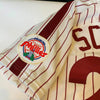 Mike Schmidt Signed 1989 Game Model Philadelphia Phillies Jersey With JSA COA