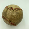 Satchel Paige Single Signed Vintage Game Used Baseball With Beckett COA