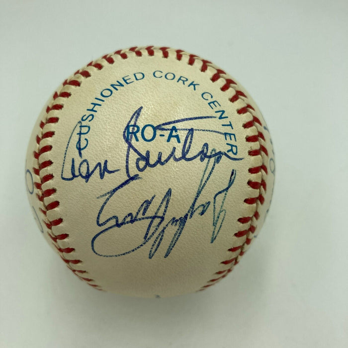 Nolan Ryan Tom Seaver 300 Win Club Signed Baseball With JSA COA
