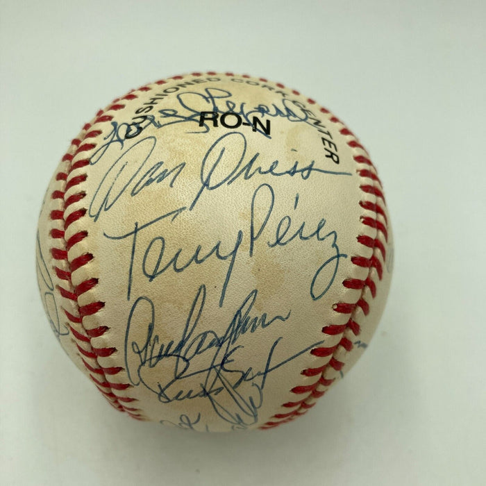 1975 Cincinnati Reds World Series Champs Team Signed Baseball PSA DNA COA