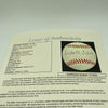 Charles M. Schulz Peanuts Single Signed National League Baseball With JSA COA