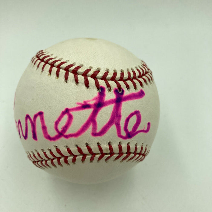 Annette Funicello Signed Autographed Major League Baseball Movie Star JSA COA