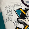 1993-94 Anaheim Mighty Ducks Inaugural Team Signed Jersey 25 Sigs Beckett COA