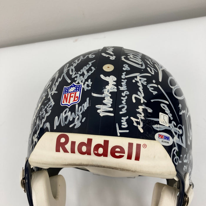 The Finest 1985 Chicago Bears Super Bowl Champs Team Signed Helmet PSA DNA COA