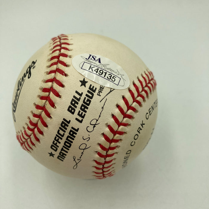 Harry Wendelstedt NL Umpire #21 Signed National League Baseball JSA Certified