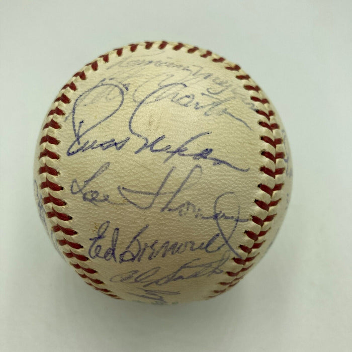 1963 Boston Red Sox AL Champs Team Signed American League Baseball With JSA COA