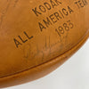 Bo Jackson & Reggie White Pre Rookie 1983 All American Team Signed Football JSA