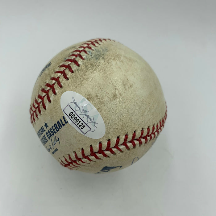 Steven Stamkos Tampa Bay Lightning Multi Signed Game Used MLB Baseball JSA COA