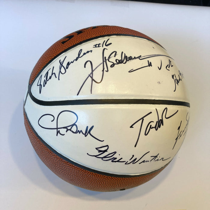 Scottie Pippen Dennis Rodman HOF Induction Class Of 2011 Signed Basketball JSA