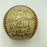 1952 New York Yankees World Series Champs Team Signed Baseball Mickey Mantle JSA