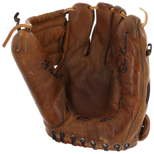 Rare Yogi Berra & Don Larsen Signed 1950's Spalding Baseball Glove Beckett COA