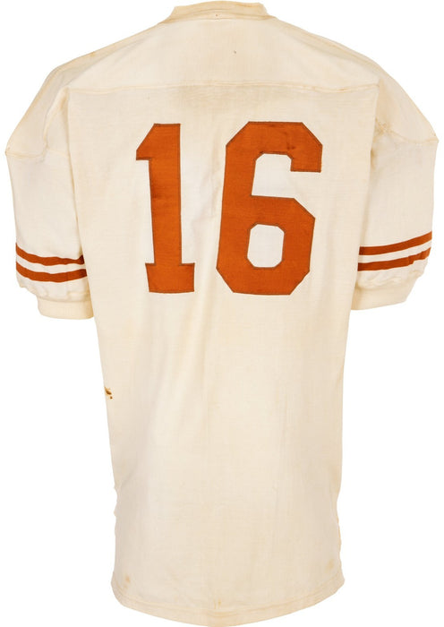 1969 Texas Longhorns NCAA National Champs Team Signed Game Issued Jersey PSA DNA