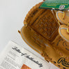 Derek Jeter Signed 1996 Rookie Of The Year Rawlings Baseball Glove PSA DNA COA