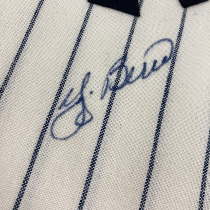 Yogi Berra Signed New York Yankees Mitchell & Ness Jersey JSA COA