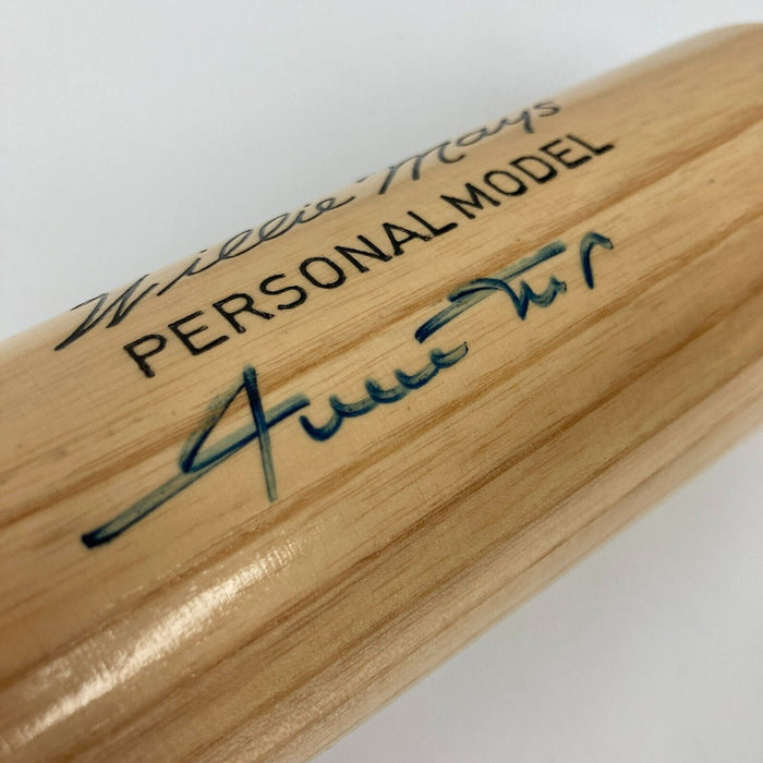 Nice Willie Mays Signed Louisville Slugger Game Model Baseball Bat JSA COA