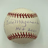 Bill Mazeroski Signed Heavily Inscribed Career STAT Baseball Reggie Jackson COA