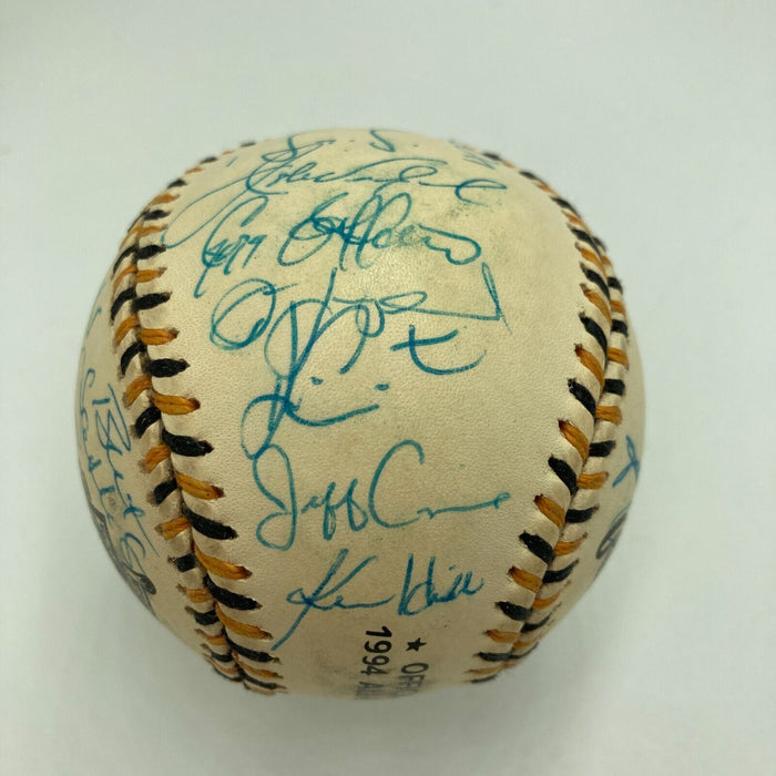 1994 All Star Game National League Team Signed Baseball Barry Bonds PSA DNA COA