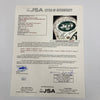 1969 New York Jets Super Bowl Champs Team Signed Authentic Game Helmet JSA COA