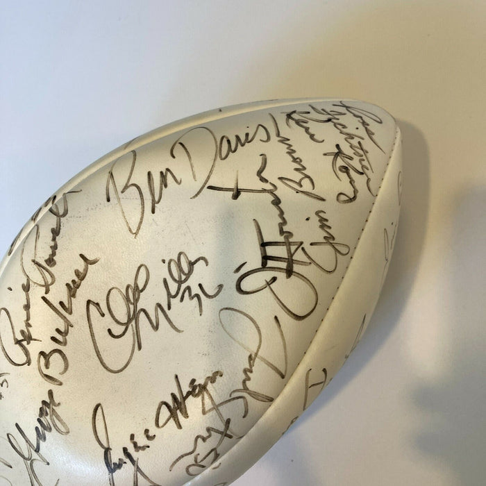 Jim Brown Cleveland Browns Legends Multi Signed Football 31 Sigs PSA DNA COA