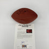 Phil Simms Signed Wilson Official NFL Game Football PSA DNA Graded 9 MINT
