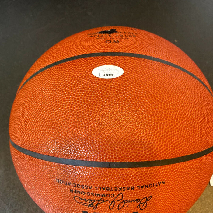 Jerry Stackhouse Signed Spalding Official Game Basketball With JSA COA