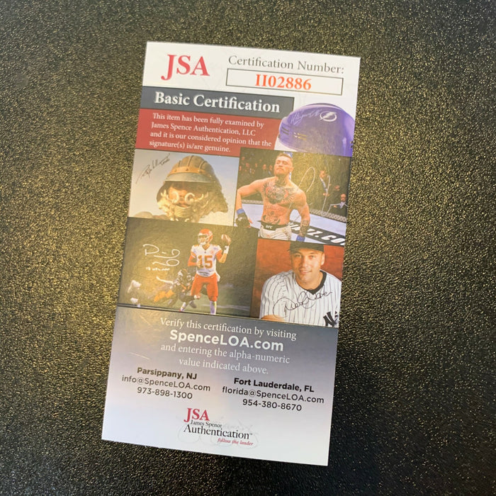 Tony Bennett Signed Autographed Personal Model Baseball Bat With JSA COA