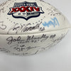 Joe Namath & Wayne Gretzky Super Bowl XXXIV Multi Signed Football JSA COA