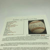 Nice Willie Mays Signed Official National League Baseball JSA COA