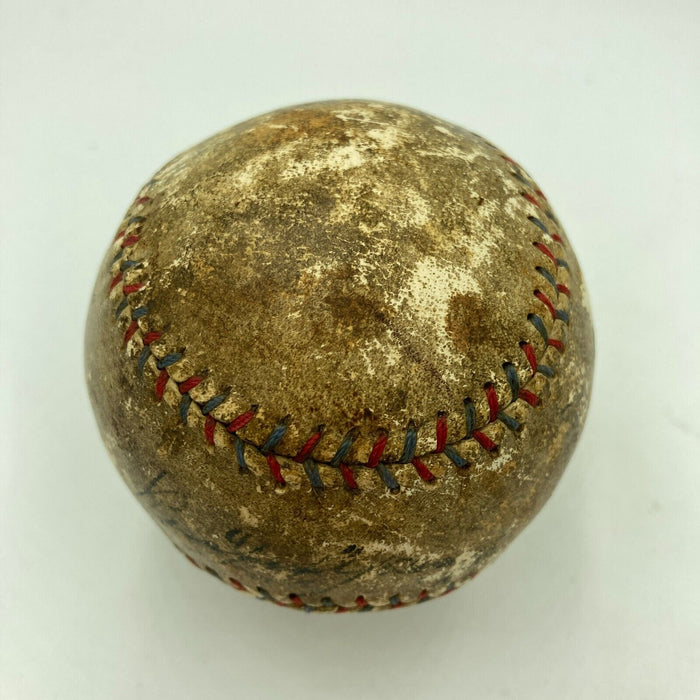 Ross "Pep" Youngs Single Signed Baseball The Only One In Existence! JSA COA